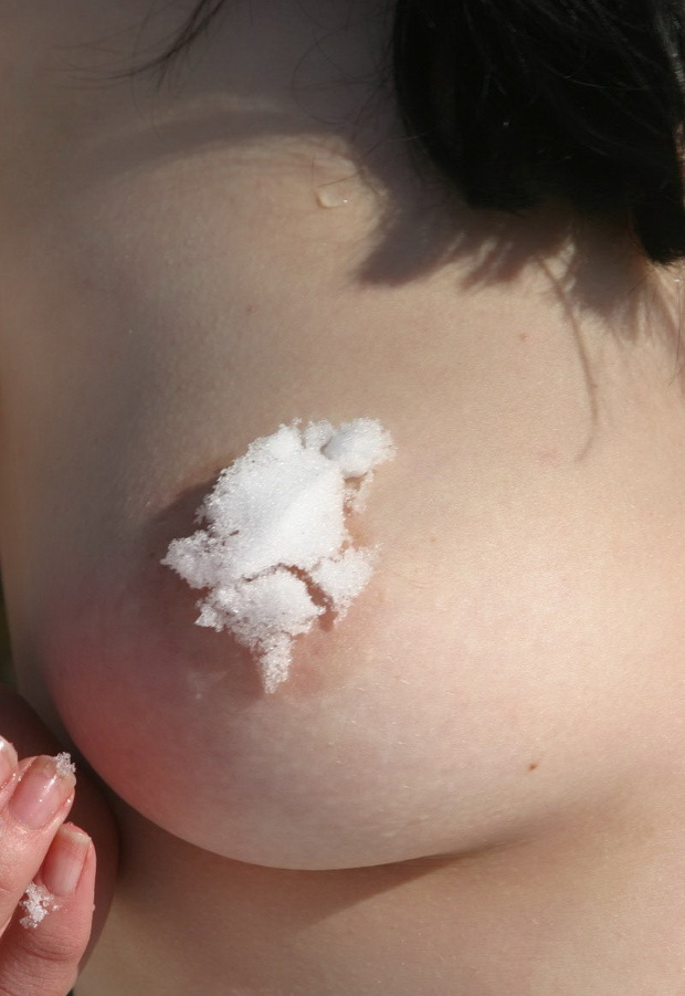amateur snow covered nipple; Amateur Big Tits Brunette 