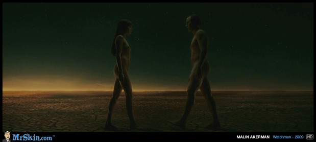 Sexy futuristic nude with Malin Akerman; Celebrity Hot 