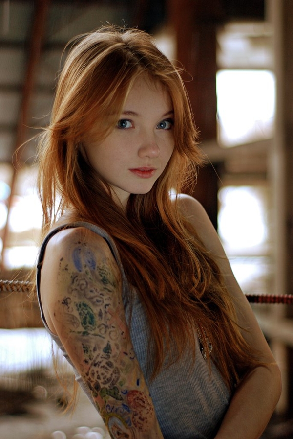 Redhead; Babe Red Head Teen 