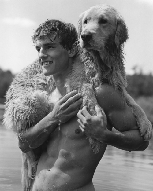 a boy and his dog :); Men 