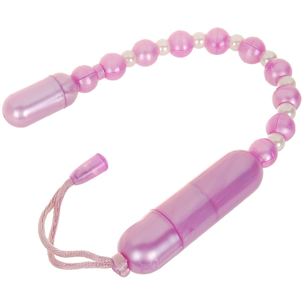 Cheap sale Flexible Anal Intruder Pearls with Vibration Effect (5*LR44) online; Toys 